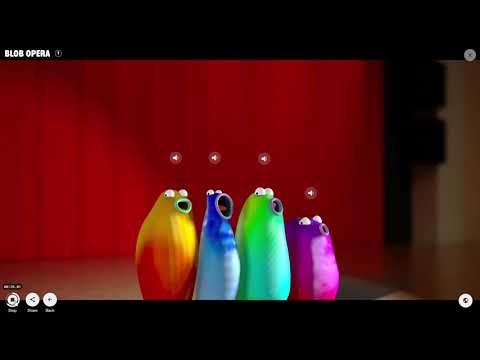 I forced Google Blob opera to play Triage at Dawn