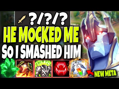 He did the mistake to MOCK ME, So I completely DESTROYED HIM 🔥 LoL Top Galio Season 10 Gameplay