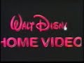 VHS Intro Walt Disney Home Video