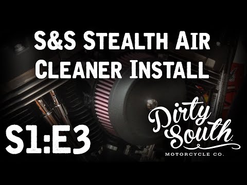Dirty South Motorcycle Co. S1E3 - S&S Stealth Air Cleaner Install