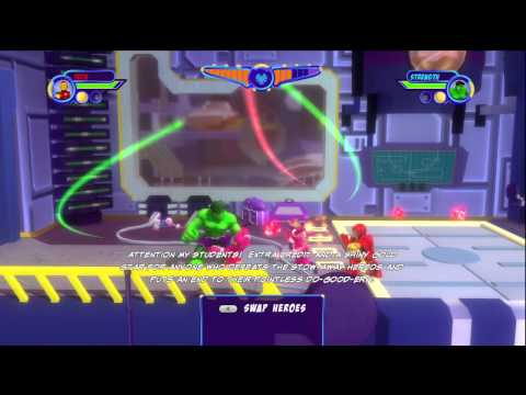 marvel super hero squad comic combat xbox 360 gameplay