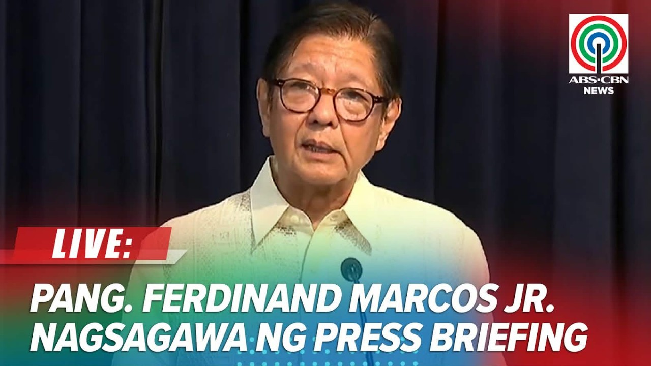 LIVE: President Ferdinand Marcos Jr. holds press briefing | April 13, 2026
