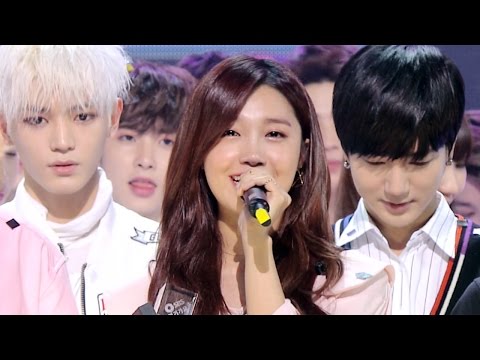 《Inkigayo WIN》 인기가요 1위 발표｜Jeong Eun ji(정은지) - Hopefully sky(하늘바라기) 20160501