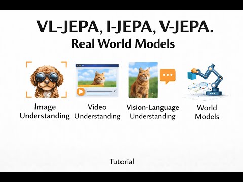 Yann LeCun JEPA Models: VL-JEPA, I-JEPA, V-JEPA. Real World Models. Nvidia Cosmos. AI Reasoning LLMs