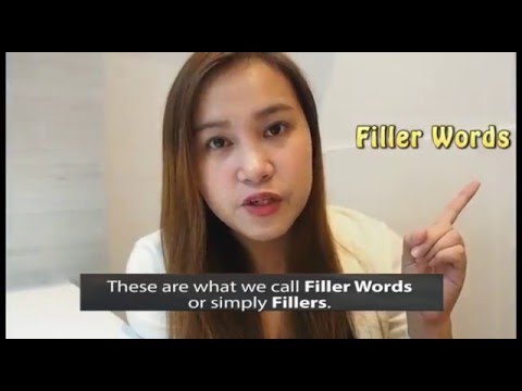 English Filler Words (英語のつなぎ言葉)