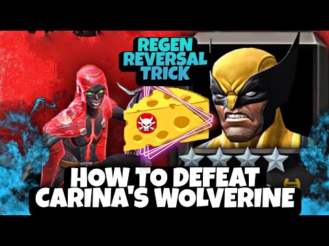 How to defeat Carina's Wolverine! Cheese tricks explained! | Carina's Challenge Hunk of Junk | MCOC