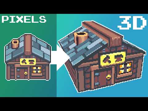 How to Make 3D Models from Pixel Art