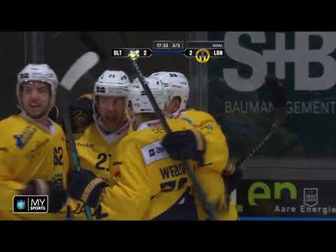EHC Olten - SC Langenthal 4-5 OT (2-1; 1-3; 1-0; 0-1)