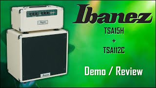Video thumbnail for DEMO - Ibanez TSA15H Tube Screamer head & TSA112C by Magnus Olsson