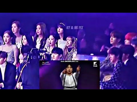 BLACKPINK AND BTS REACTION TO DNA AND DDU DU DDU DU/DANCE WAR/MMA 2018