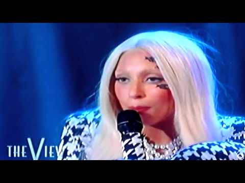 Lady Gaga performing "You & I" on The View