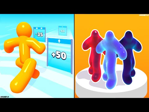 Tall Man Run vs Blob Runner 3D