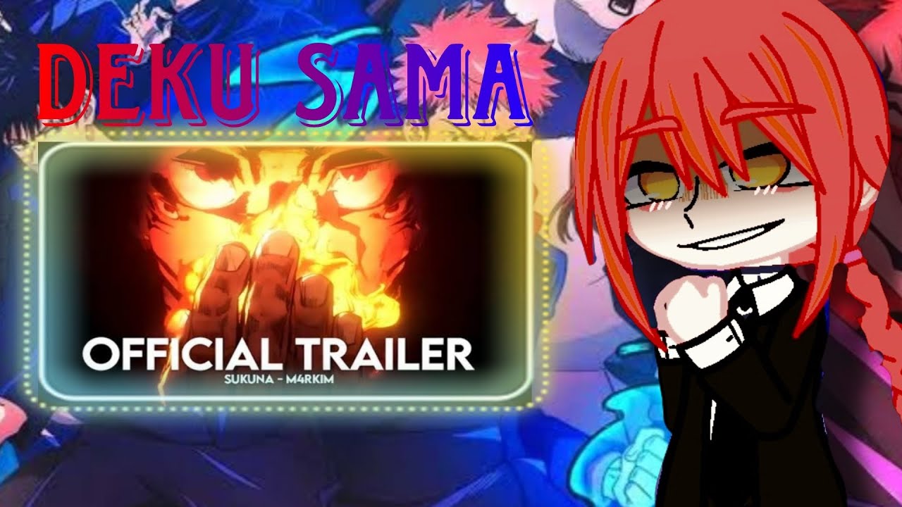 CHAINSAW MAN REACT AO (trailer do sukuna mark4m)