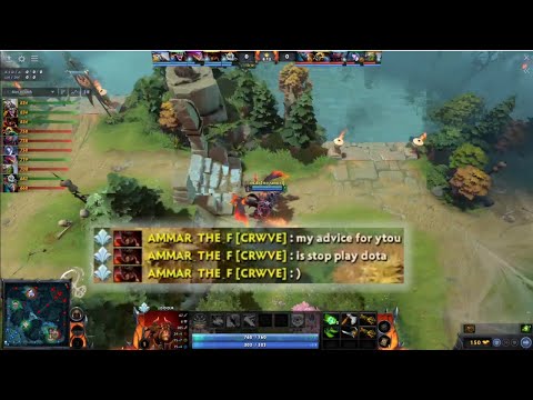 Classic AMMAR casually flaming Mikey about last picking Huskar in Pubs