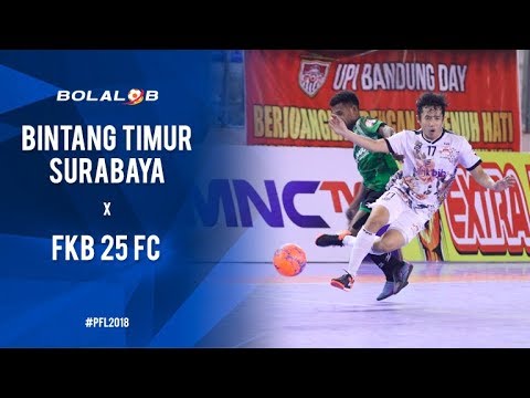 Bintang Timur Surabaya (1) Vs (1) FKB 25 FC - Highlights Pro Futsal League 2018