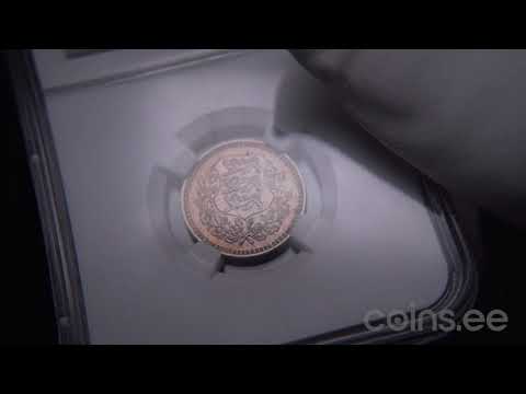 Auc 51. Lot 1339. Estonia 3 marka 1926 - NGC MS 63