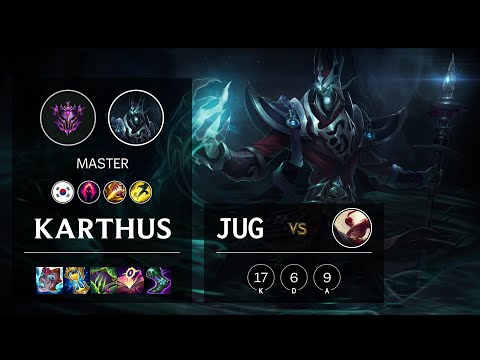 Karthus Jungle vs Lee Sin - KR Master Patch 11.12