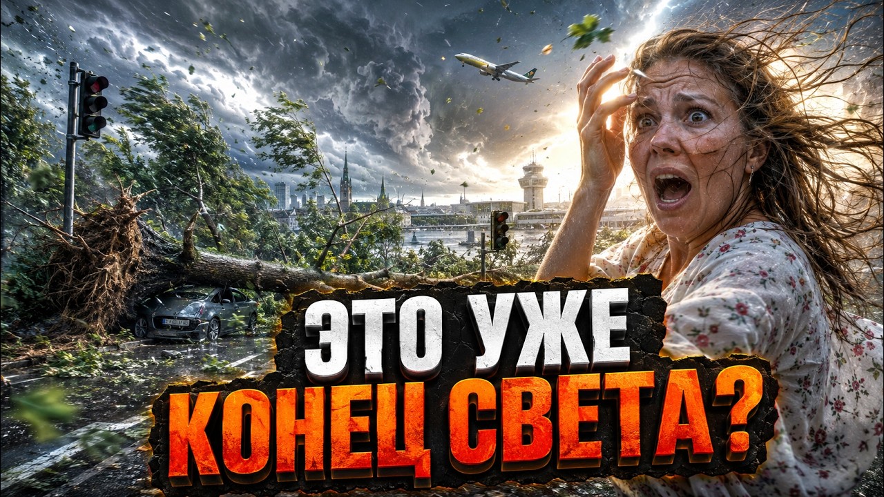 ОГО! ПОГАСЛО ВСЁ. ВЕТЕР НАНЁС УДАР. Вековые дубы вылетали из земли. РИГА ОКАЗА