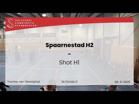 08 Nov 25 - Spaarnestad H2 vs Shot H1