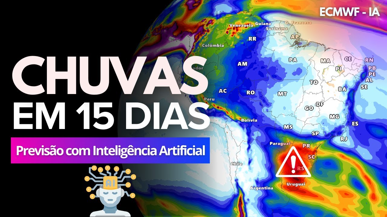 15/09/24 PREVISÃO DA 2º QUINZENA DE SETEMBRO/24: CICLO DAS CHUVAS DEVE RETORNAR LENTAMENTE