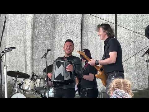Nathan Carter  singing 'Home to Donegal' live at 'Cut Loose Music Festival' on July 16, 2023