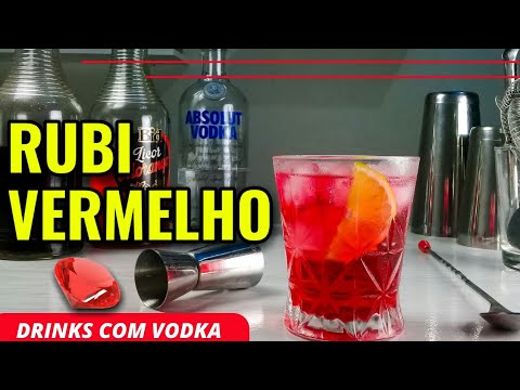 Como fazer Rubi Vermelho | RUBY  RED RECIPE WITH ABSOLUT