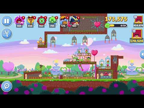 Angry Birds Friends Level 8 Tournament 1199 three stars NO POWER-UP walkthrough 2023-02-13