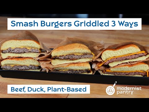 Smash Burgers Griddled 3 Ways: Beef, Duck, Plant-Based. WTF - Ep. 306