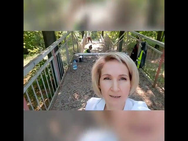 Волга посты тимер юл тукталышына алып бара торган баскычны төзекләндерәләр