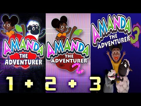 Amanda the Adventurer 1 + 2 + 3 | 4K Full Game Walkthrough | No Commentary