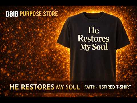 He Restores My Soul | Faith Inspired T Shirt