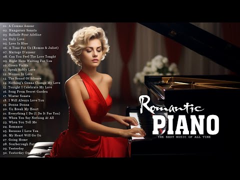 Best 500 Romantic Relaxing Piano Love Song of 80s 90s | Beautiful Music in the World For Your Heart