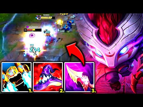 KENNEN TOP BUT MY (R) IS LITERALLY FREE KILLS (HILARIOUS) - S13 Kennen TOP Gameplay Guide