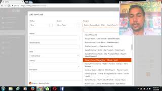 How to JC CRM lead generate  in login.
