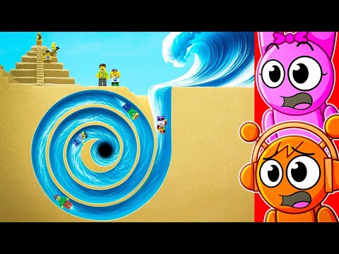 LEGO SPRUNKI vs WATER SPIRAL