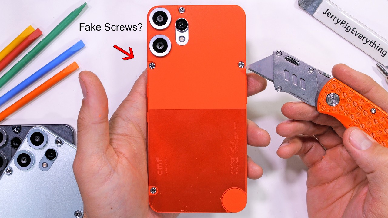 CMF Phone 2 Pro: Are the screws Fake?