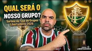 REACT SORTEIO FASE DE GRUPOS LIBERTADORES 2026 - QUEM SERÃO OS ADVERSÁRIOS DO FLUMINENSE ?