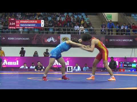BRONZE WW - 50 kg: M. BYAMBASUREN (MGL) v. D. YAKHSHIMURAT (UZB)