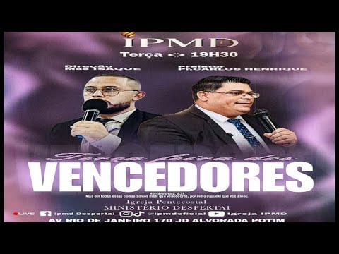 🔴 Culto Terça feira dos Vencedosres I PMD  | 18/11/25 l