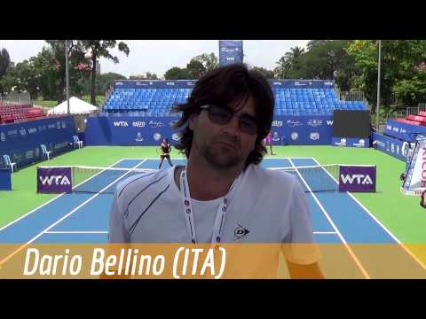 Dario Bellino (coach Gatto Monticone), WTA Kuala Lumpur 2014