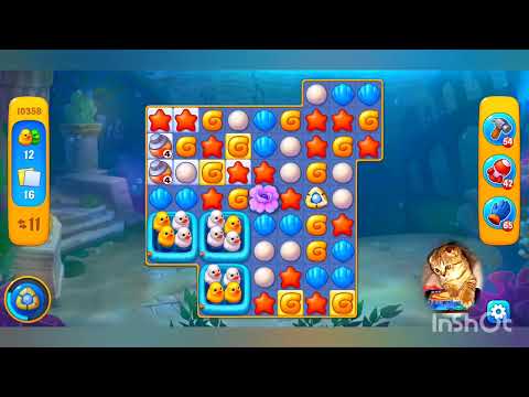 Fishdom,10358 level,no Booster - 10358 уровень, прохождение без бустеров.