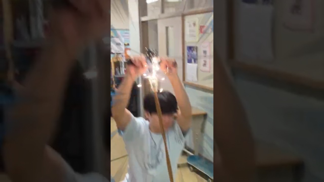 ターザンロープが爆発するドッキリ