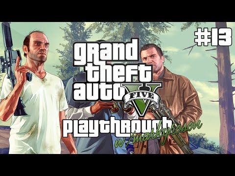 Grand Theft Auto V - Gameplay Playthrough - Part 13 - The Jewel Store Job (PS4)