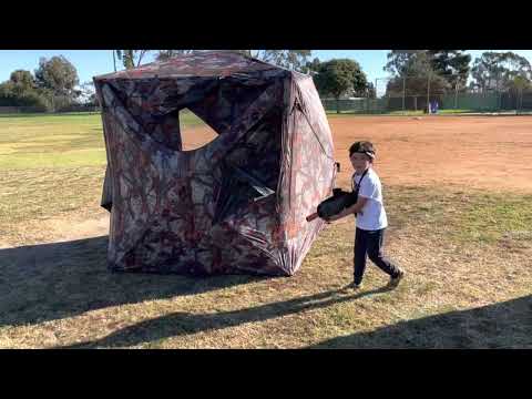 Birthday party camouflage battlefield setup