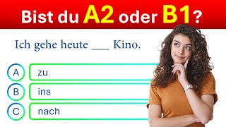 Are you A2 or already B1? | Take the Big German Grammar Quiz!