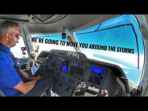 We're Going to Move You Around Those Storms-Avoiding bad weather in a Private Jet