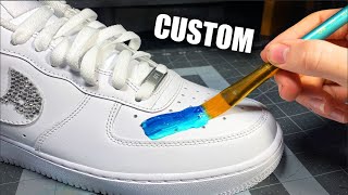 CUSTOM Air Force 1!! 🎨 Combining Crazy Patterns Together! -  Jordan Vincent