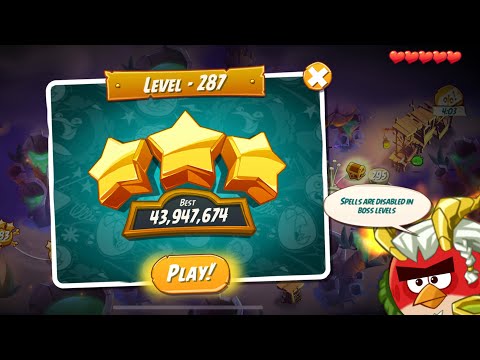 Angry Birds 2 | World Map Level 287 #angrybirds2
