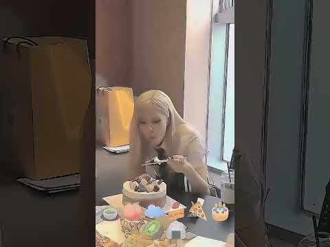 Rose mukbang 💗🍰II sound : me #animeaesthetic #masukberanda #roblox #soft #rosemukbang #pastel