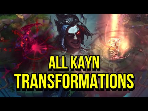 All Kayn Tranformation Animations | All Skins | League of Legends